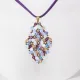 Symphony - Shea Rhombus M-Purple Suedine - 1